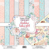 Набор скрапбумаги Shabby baby girl redesign 30,5x30,5 см, 10 листов