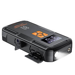 Бустер + насос для авто HOCO QS2 Land portable smart air Pump emergency with start-up power bank 800A