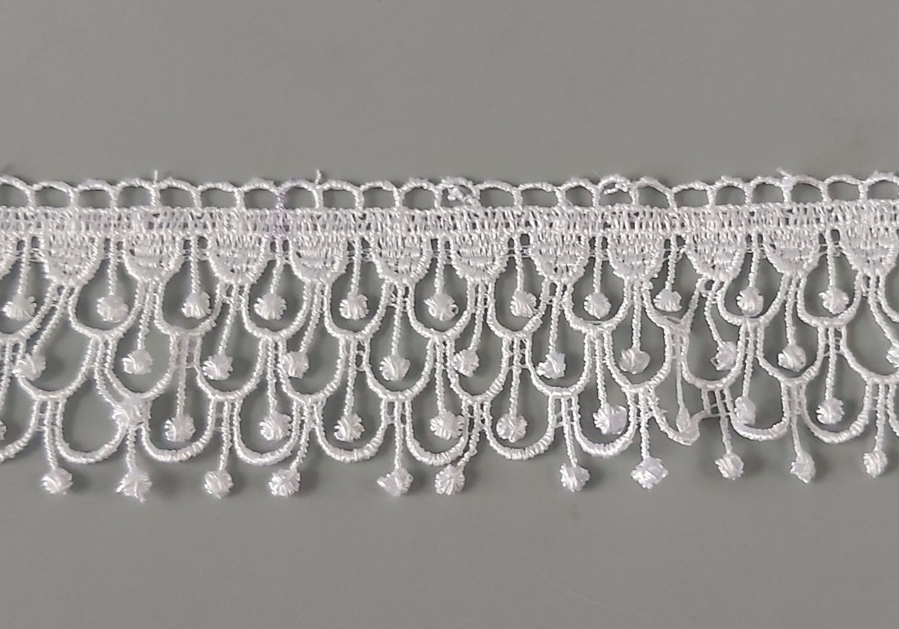 Мереживо біле 5,0см/10 ярд арт.В