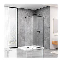 Душова стінка DUSEL Walk-In WL171В1 Black Matt 1000*2000 (8мм)