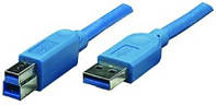 Кабель ATcom USB 3.0 AM BM 1.8 м blue UP, код: 6746964