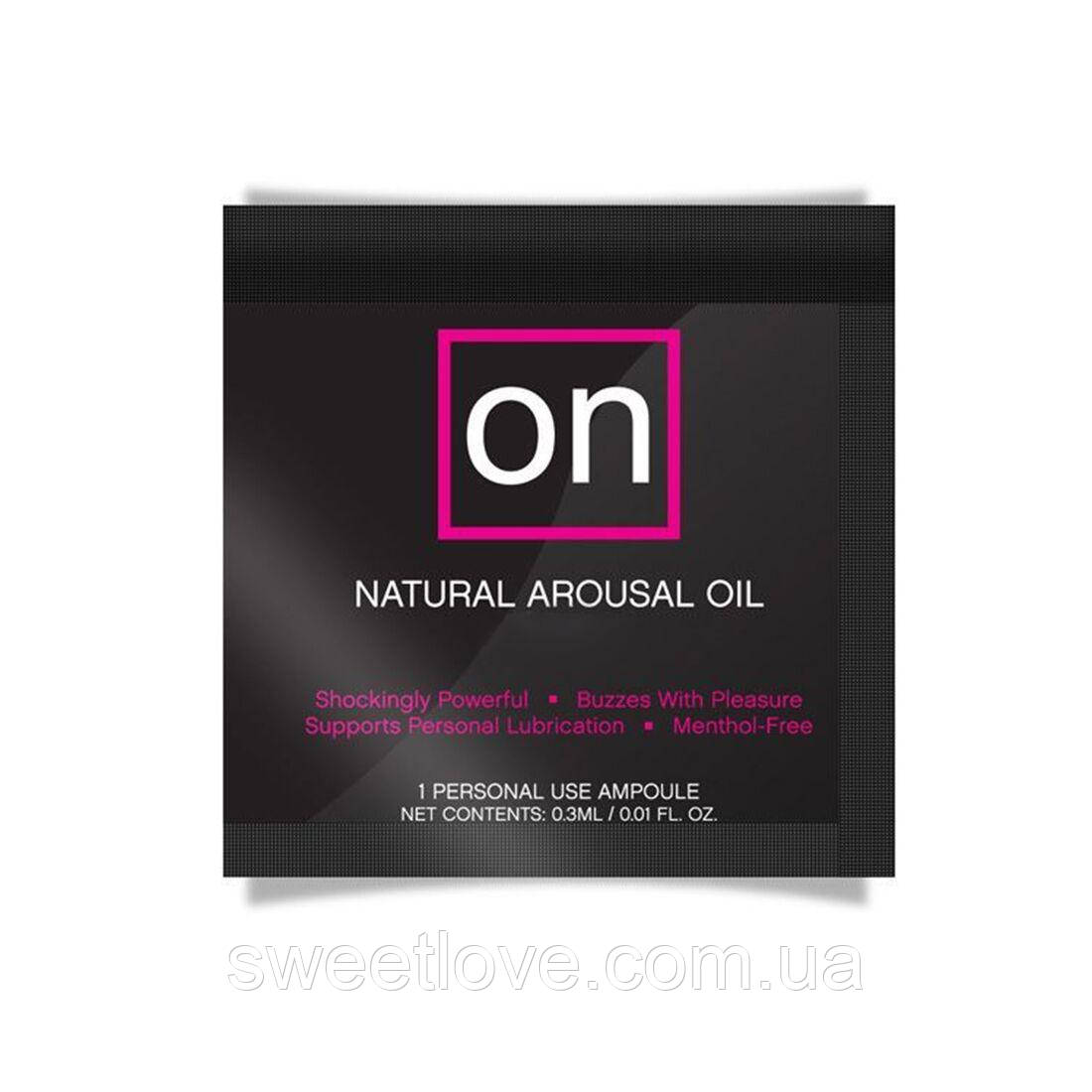 Пробник збудливої олії Sensuva — ON Arousal Oil for Her Original (0,3 мл)