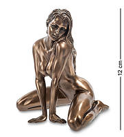 Статуэтка Veronese Силуэт Девушки 12х11х9,5 см 1901836 бронзовое покрытие полистоуна
