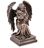 Статуетка Veronese Ангел зберігач 18х12 см 1907265 бронзове покриття полістоуну