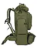 Великий тактичний рюкзак із підсумком 80 л 4 в 1 Колір Хакі torg24, фото 6