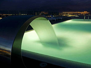 Водоспад FitStar Rondo (810x630 мм) з насосом 2.6 кВт 2 точки забору води, морська вода, фото 3