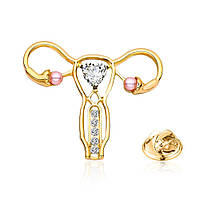 Значок BROCHE Лоно золотистый BRGV113387 BM, код: 7924984