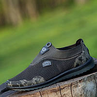 На 46р! Мокасини чоловічі хакі літні сітка сліпони Мокасины мужские хаки летние сетка слипоны (Код: 3158)