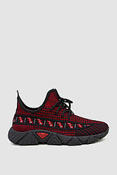 Кросівки чоловічі текстиль, колір червоно-чорний, 243RU310-2 41, 41