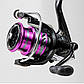 Спінінгова котушка Fish Reel MT-S2500 Violet 12BB 5.2:1 Метал шпуля, фото 2