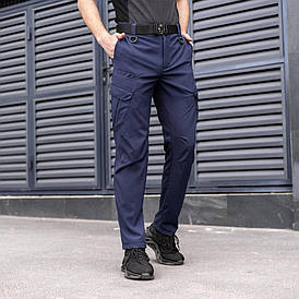 Мужские штаны карго весна-лето повседневные темно-синие молодежные удобные спортивные штаны на мужчину парня
