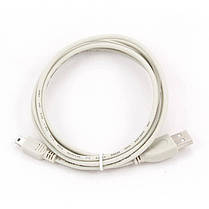 Кабель Gembird USB - miniUSB V 2.0 (M/M), 1.8 м, білий (CC-USB2-AM5P-6), фото 3