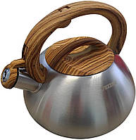 Чайник со свистком Vezzer VZ0068CH 3 л коричневый o