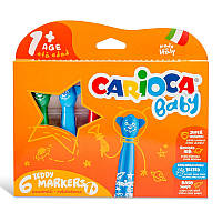 Фломастери для малювання Carioca Baby 42815 6 кольорів o