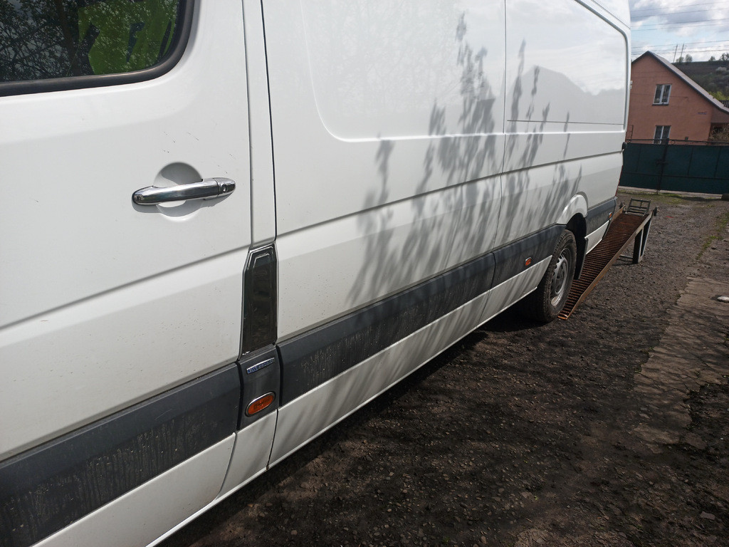 Накладки на ручки (4 шт, нерж) Carmos - Турецкая сталь для Mercedes Sprinter W906 2006-2018 гг - фото 3 - id-p1739297513