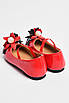 Балетки дитячі для дівчинки червоного кольору р.27 176952T Безкоштовна доставка, фото 3