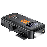 Бустер+насос для авто HOCO QS2 Land portable smart air pump emergency with start-up power bank 800A (8000mAh)