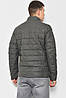 Куртка чоловiча демicезонна сірого кольору 176829P, фото 3