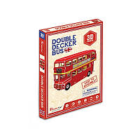 Конструктор игровой 3D Cubic Fun Автобус Дабл Декер S3018h 66 деталей o