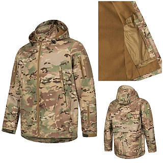 Куртка мультикам Soft Shell, куттка softshell чоловіча,Тактична куртка демісезонна