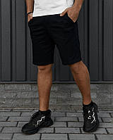 Летние трикотажные шорты мужские черные спортивные легкие шорты свободного кроя LOV