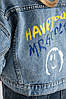 Піджак дитячий для дівчинки джинсовий блакитного кольору 176833P, фото 4