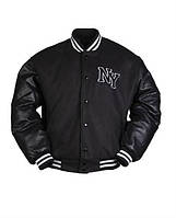 Куртка бейсбольная NY черная Mil-Tec 10370000 L NB, код: 8447044