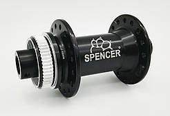 Втулка передня Spencer Gravel Center Lock 32шп M12, чорний (PIAI89)