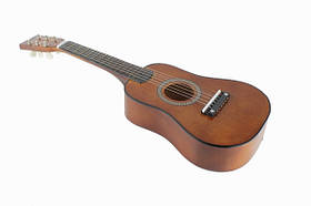 Дитяча дерев'яна іграшкова гітара METR+ Коричневий (2000002003090)