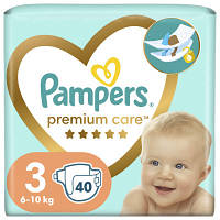 Подгузники Pampers Premium Care Midi Размер 3 (6-10 кг) 40 шт (8001090379337) c