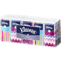 Серветки косметичні Kleenex Original двошарові 10 пачок по 10 шт. (5901478905192) h