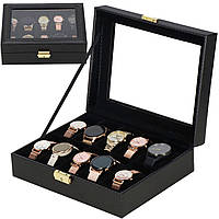 Скринька (органайзер) для зберігання годинника Springos 25 x 20 x 8 см HA1057