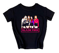 Футболка для подростка с принтом "black pink" (фото) 128 Family Look