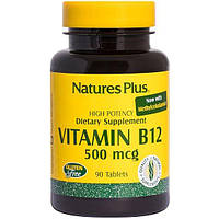 Метилкобаламин Nature's Plus NTP1710 Vitamin B12 500 mcg 90 Tabs FT, код: 7572633