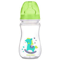 Бутылочка для кормления Canpol babies Easystart Цветные зверьки 240 мл Бирюзовая (35/206) h