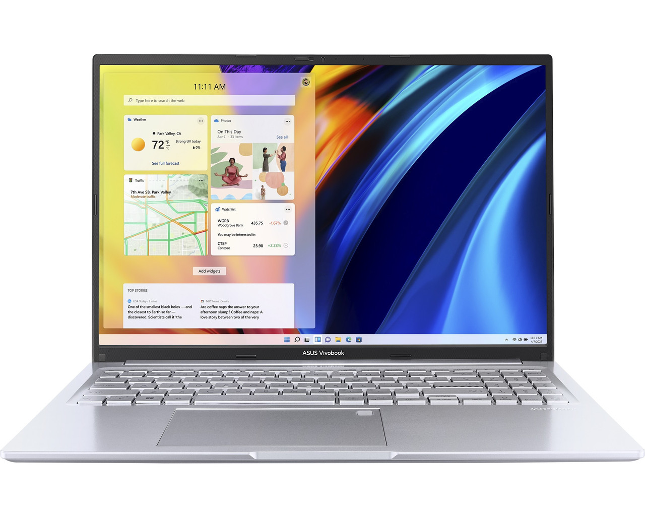 Ноутбук Asus Vivobook 16 X1605VA-MB135 (90NB10N2-M009H0) Transparent Silver DS