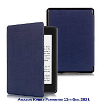 Чохол-книжка BeCover Smart для Amazon Kindle Paperwhite 11th Gen. 2021 Deep Blue (707203) DS