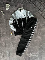 Брендовий спортивный костюм Nike Костюм тренировочный NIKE Костюм Найк черный Легкий спортивный костюм nike L