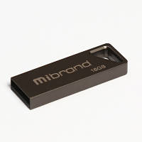 USB флеш наель Mibrand 16GB Stingray Grey USB 2.0 (MI2.0/ST16U5G) c