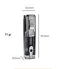 Запальничка турбо 3 форсунка "Honest" у подарунковому пакованні US-544F, фото 3