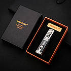 Запальничка турбо 3 форсунка "Honest" у подарунковому пакованні US-544F, фото 4