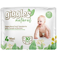 Подгузники Giggles Natural 4 Maxi 7-18 кг 30 шт (8680131206407) p