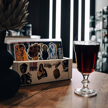 Стікерпак "Мистецтво: Ван Гог", стікери вологостійкі, наклейки, фото 3