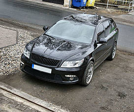 Вії на фари Skoda Octavia A5 (2009-2013)\Накладки на фари Шкода Октавія А5 (Orticar)