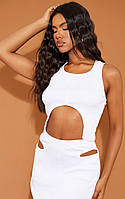 Топ PrettyLittleThing CNA3793 44 Белый BM, код: 8222966