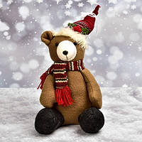 Фигура новогодняя Bear 28см Home Разноцветный R90643 GG, код: 8244055