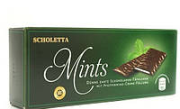 Шоколадные пластины с мятным пралине Scholetta Chocolate Mints,200 г