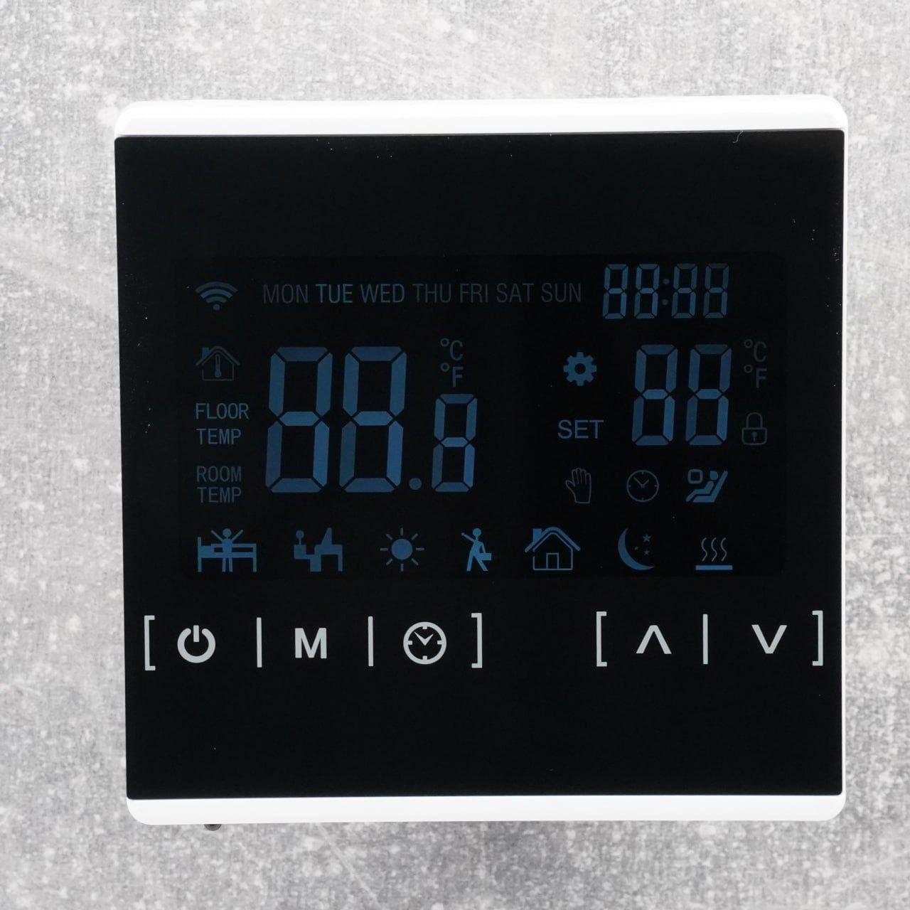 Терморегулятор + 5~38 °C 220 В 16 А терморегулятор цифровий 3.2 кВт Термостат із датчиком тепла підлога