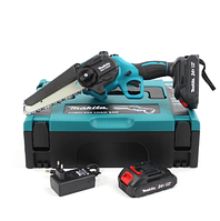 Аккумуляторная мини пила Makita DUC155HN - (24V, 5 AH, шина 15 см) со смазкой цепи