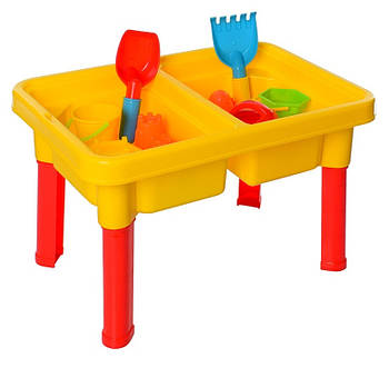 Дитячий ігровий набір для пісочниці M 0831 U/R Ігровий столик для гри з піском та водою